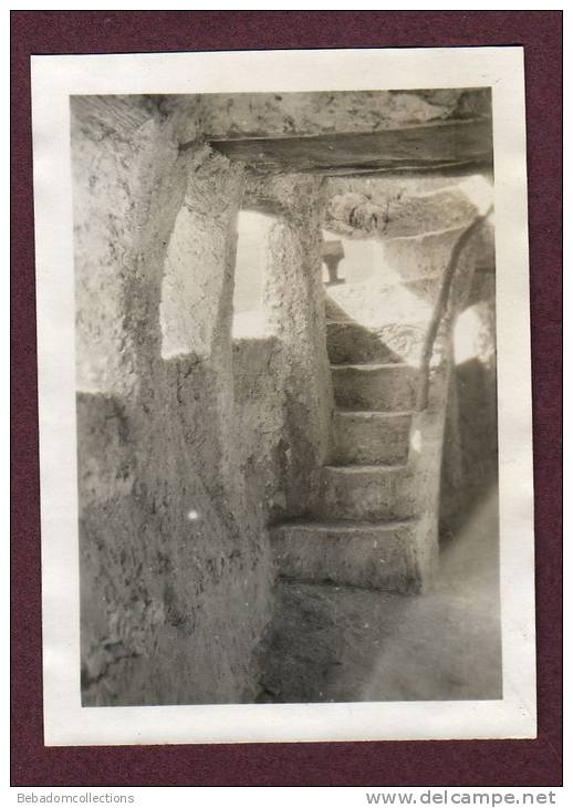 Belle photo ALGERIE 1932 - EL GOLEA - PUITS - INTERIEUR