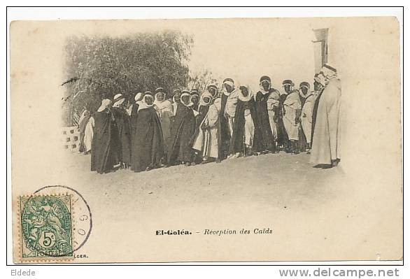 El Golea Reception des Caids voyagé 1907     Geiser  4