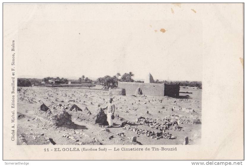 LE CIMETIERE DE TIN BOUZID EL GOLEA ALGIRIA (F4291)