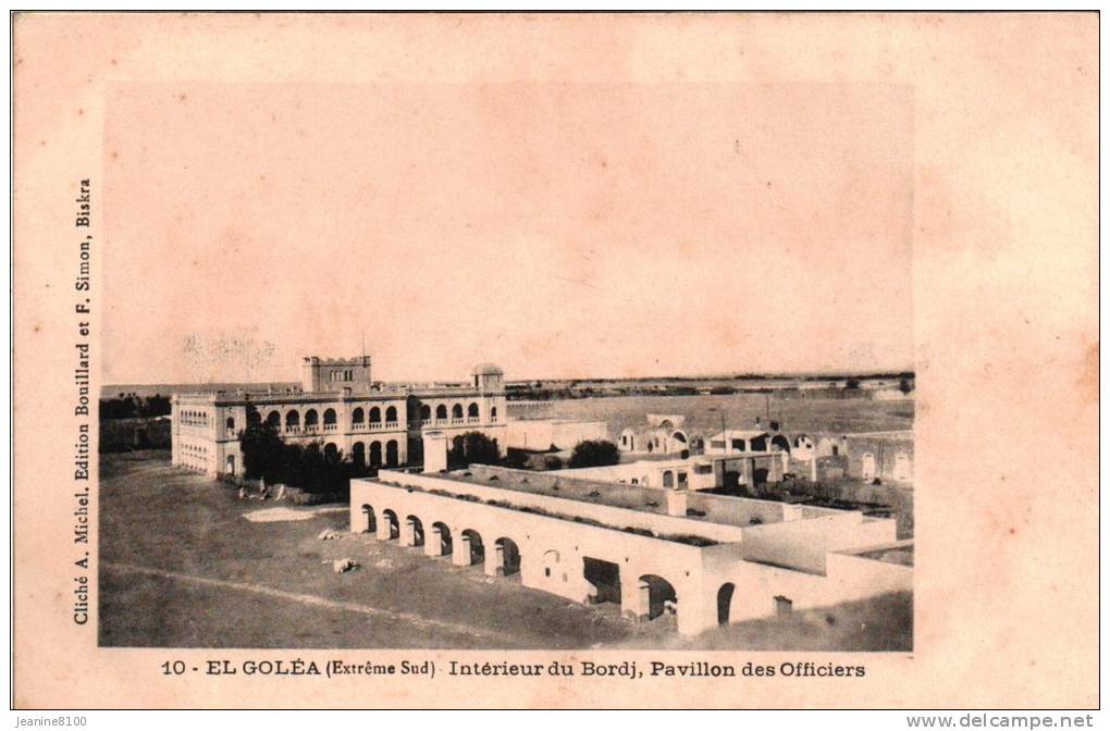 EL -GOLEA  - Intérieur du Bordj , Pavillon des Officiers