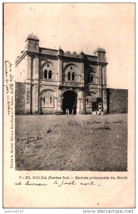 EL -GOLEA  - Entrée principale du  Bordj