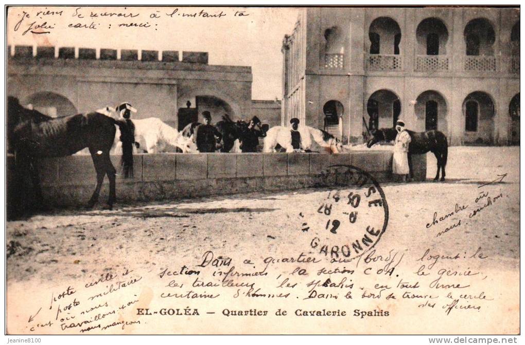 EL -GOLEA  -Quartier de Cavalerie Spahis