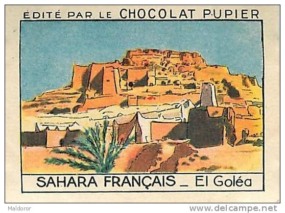 PU11  ALGERIE  SAHARA FRANCAIS  EL GOLEA  AFRIQUE AFRICA * 7- x 5+cm Voir les 900 chromos sur ETHNOGRAPHIE ETHNOLOGIE