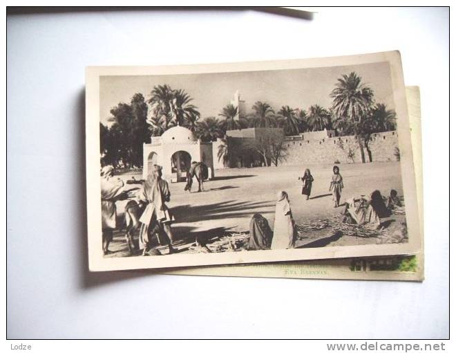 Algeria Algerije El Golea Place Marché