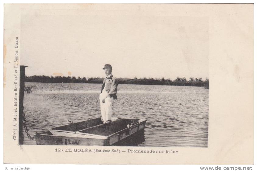 PROMENADE SUR LE LAC EL GOLEA EXTREME SUD  (F4088)