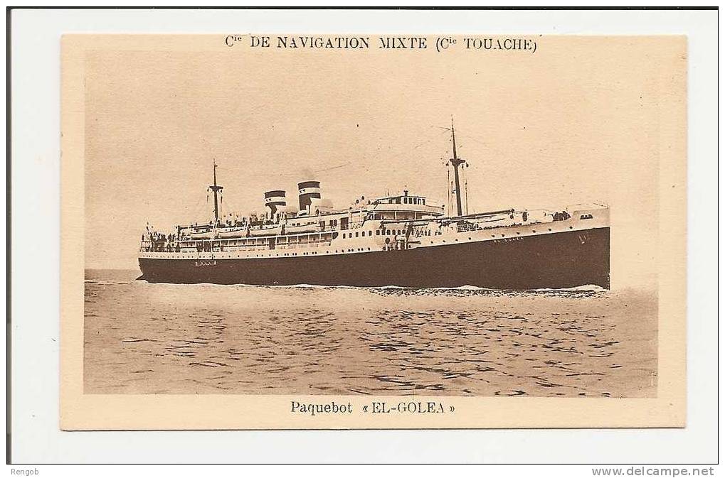 EL GOLEA  - Cie de Nav Mixte ( Cie TOUACHE )