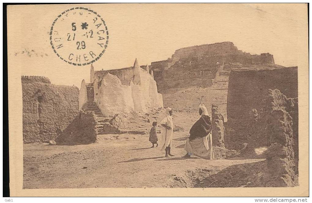 Algerie --- El Golea --- Le vieux Ksar et le Marabout