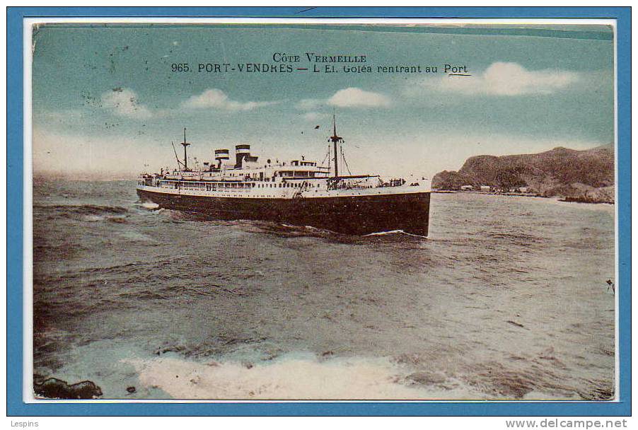 66 - PORT VENDRES -- L'El Goléa rentrent du port