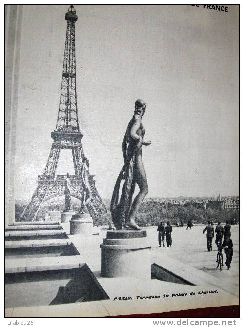 Revue du Touring Club de France 1948-Paris Pointe de la Cité/Algérie Sahara Ghardala/El Goléa patrouilleSidcar