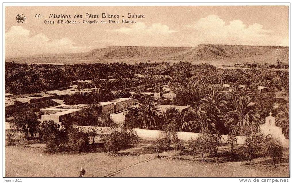 AFRIQUE SAHARA  Missions des Pères Blancs - Oasis d´El-Goléa - Chapelle des Pères Blancs