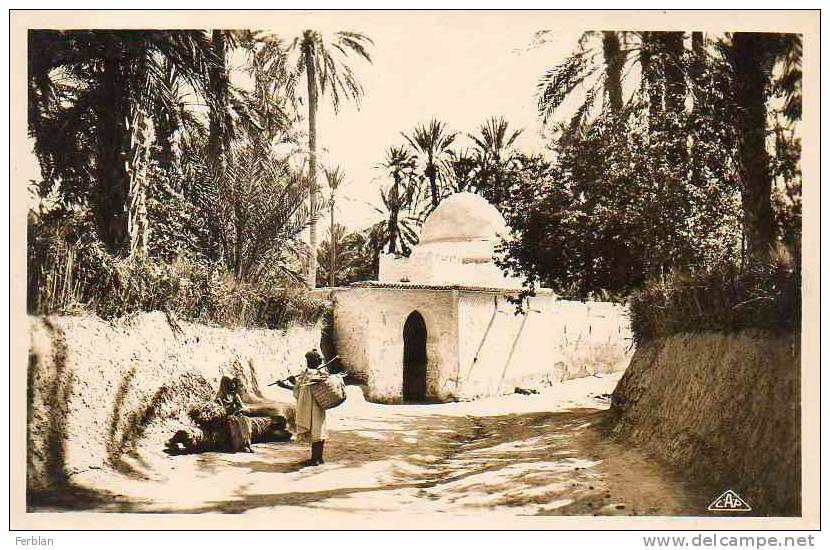 AFRIQUE. ALGERIE. EL GOLEA. Vue sur un Marabout.