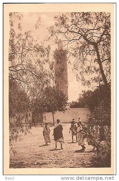 ALGERIE - EL GOLEA Mosquée et animation ph R. Prouho