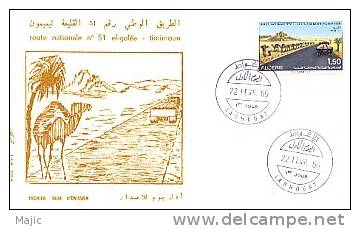 ALGERIE  LAGHOUAT  Route nationale N+ 51 El Golea Timimoun  22/02/69