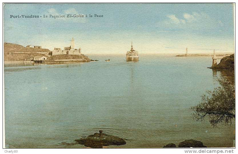66- PORT-VENDRES - LE  PAQUEBOT  EL-GOLEA  N165