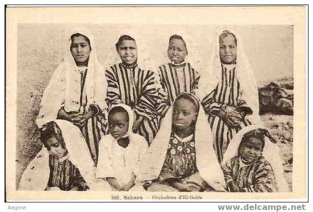 ALGERIE - ref no 145- sahara - orphelines d el -golea -  bon etat