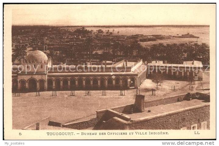 dg21295 Touggourt Bureau des Officiers et Ville indigene Kat. Algerien