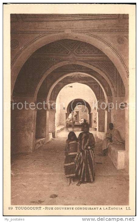 dg21292 Touggourt Rue couverte conduisant a la Zaouia Kat. Algerien