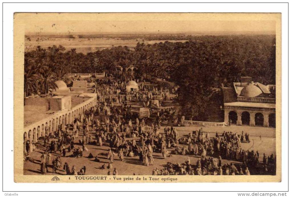 touggourt (algerie ) vue prise de la tour optique