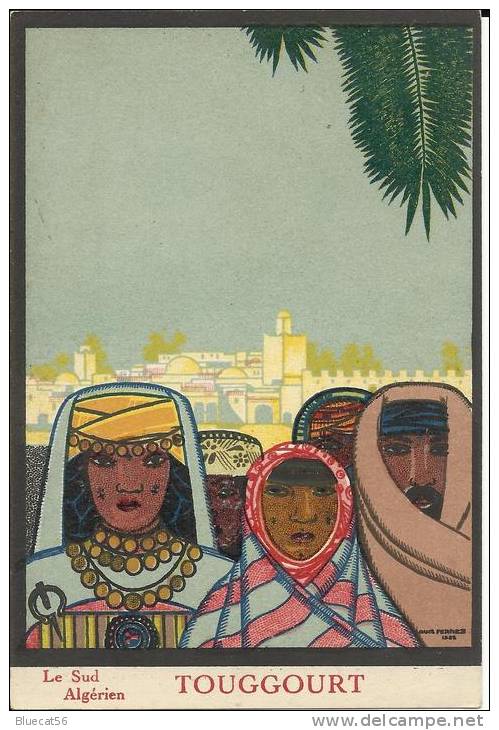 TOUGGOURT LE SUD ALGERIEN (reproduction de l´affiche éditée par les Chemins de Fer Algériens de l´Etat