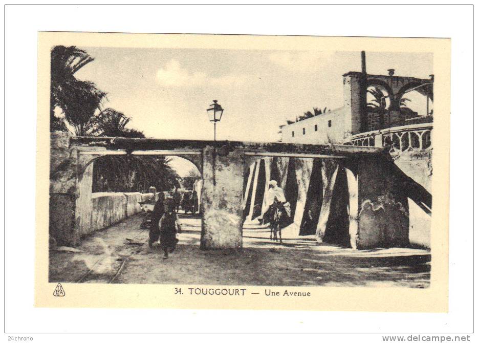 Algerie Touggourt, Une Avenue (13-838)