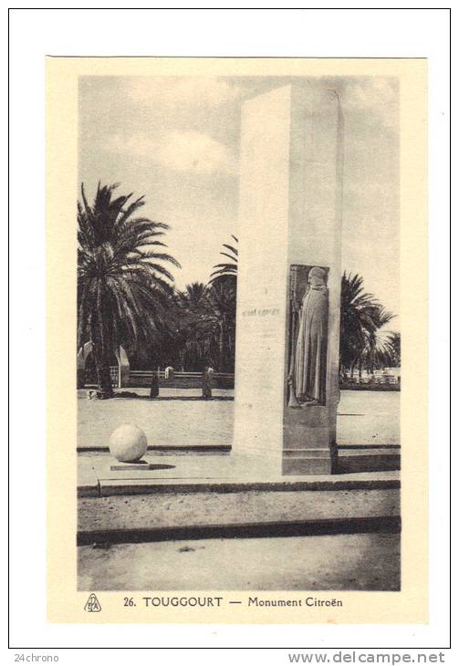 Algerie Touggourt, Monument Citroen (13-822)
