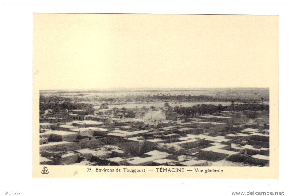 Algerie Environs de Touggourt, Temacine, Vue Generale (13-820)