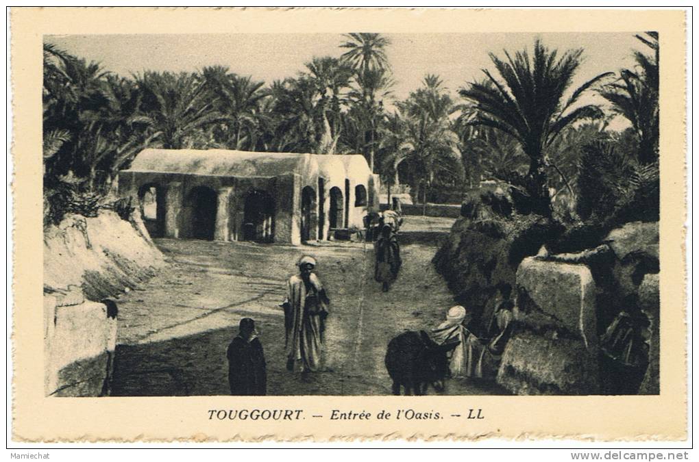 TOUGGOURT-ENTREE DE L'OASIS-1947-