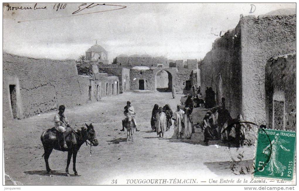 TOUGGOURT-TEMACIN Une entrée de la zaoula.
