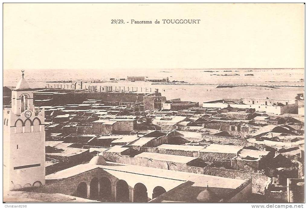 TOUGGOURT (ALGERIE) Panorama de TOUGGOURT