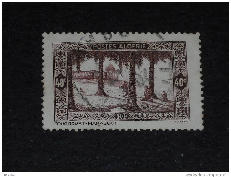ALGERIE YT 110 OBLITERE - MARABOUT TOUGGOURT -