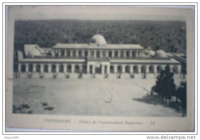 C. Postale  ALGERIE - TOUGGOURT - PALAIS DU COMMANDANT SUPERIEUR (1927)