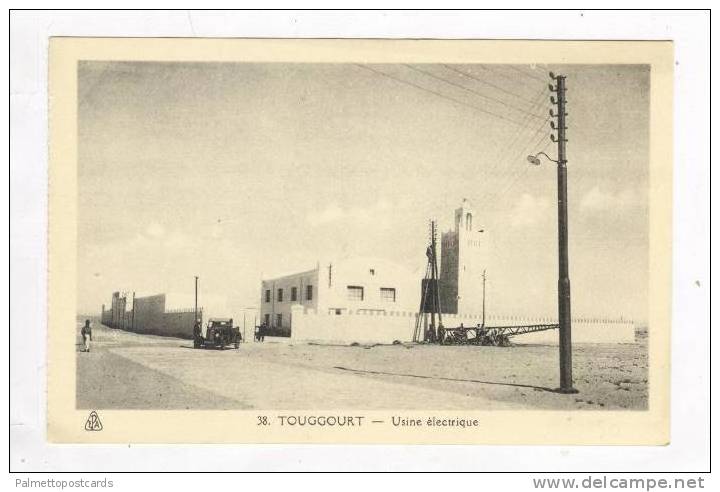 Touggourt , Algeria, 1910-20s   Usine electrique