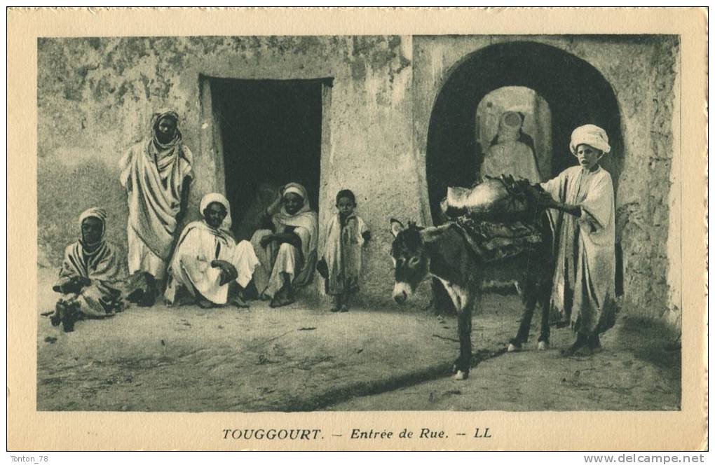 TOUGGOURT  -  ENTRÉE DE RUE