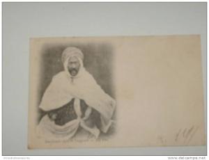 cpa 1902 POSTCARD algérie GP animé BEN GANAB AGBA AGHA DE TOUGGOURT obl constantine B/TBE