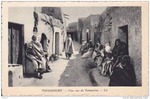 Algérie Touggourt Touggourth - Une rue de Témacine