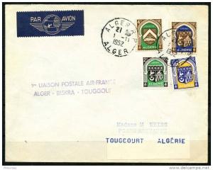 Algerie lettre pour touggourt 1952