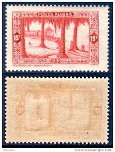 ALGERIA 1936 Touggourt Marabut 15c. red, VF MLH