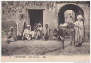 Algérie-Touggourt-entrée de rue