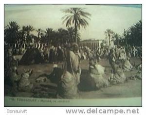 postcard unused touggourt marche le vendredi