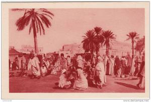 Algérie - Le marché à Touggourt - Editeur S.P.G.A