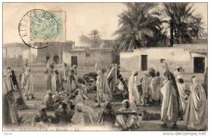 ALGERIE  TOUGGOURT  Marché  ..... ( Ref FA1378 )