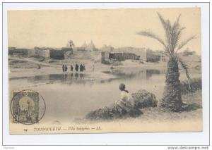 ** TOUGGOURT    **  RARE  Carte de MEMBRE de Clubs CARTOPHILES de 1900    **  VOIR DOS .(VATHAIRE  APN n°)