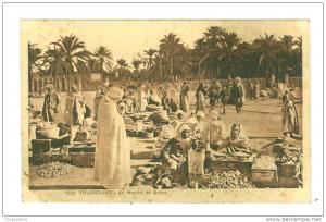 ALGERIE TOUGGOURT le marché de dattes1929 edit dewamme