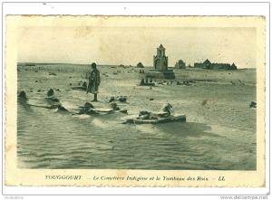 ALGERIE TOUGGOURT cimetiere indigene et le tombeau du roi 1929 edit levy&neurdin