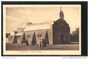 CPA Touggourt, L` Eglise Catholique