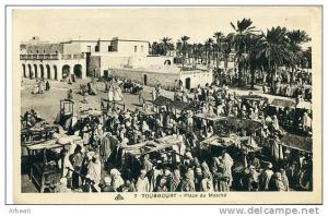 ALGERIE - TOUGGOURT    Place du Marché