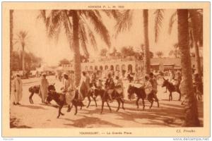 CPA - Touggourt - La Grande Place