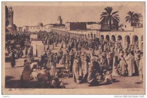 l - Cpa TOUGGOURT - Le Marché