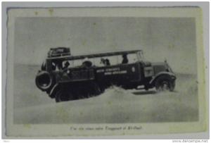 TUNISIE CIRCUIT DU GRAND ERG AUTOMOBILE UN  SIX ROUES ENTRE TOUGGOURT ET EL OUED