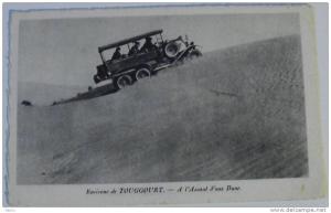 TUNISIE CIRCUIT DU GRAND ERG AUTOMOBILE ENVIRONS DE TOUGGOURT A L'ASSAUT D'UNE DUNE